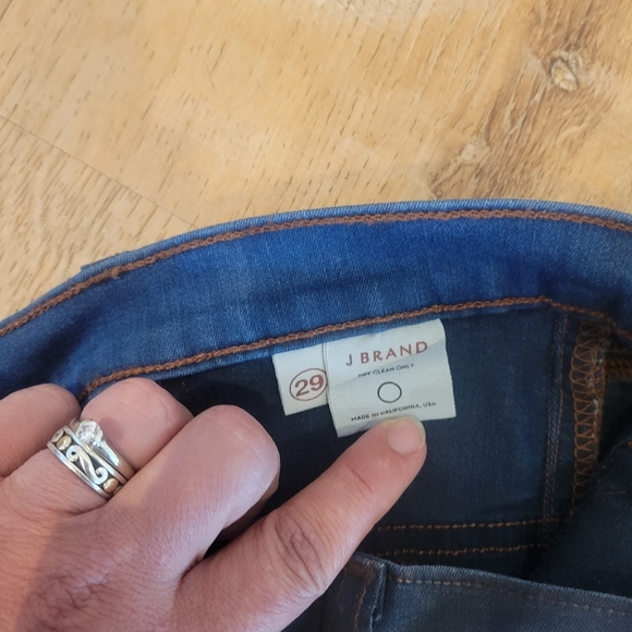 J Brand Women's Coated Super Skinny Low-Rise Black Legging Jeans, 901T289, - Picture 5 of 8